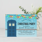 英国警察のボックスをテーマにした驚きのパーティー 招待状 (スタンド正面)