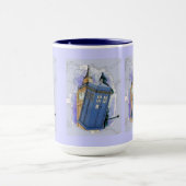 英国警察の電話ボックス マグカップ (中央)