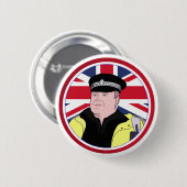 英国警察官 缶バッジ (正面&裏面)