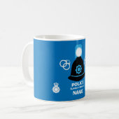 英国警察監督官コーヒーマグ コーヒーマグカップ (正面左)