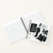 英国警察訓練学校のおもしろい漫画 ノートブック (内部)