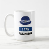 英国警察WPC帽子 – 番号と名前の追加 コーヒーマグカップ (左)