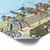 英国軍の陣地 ポスター (角)