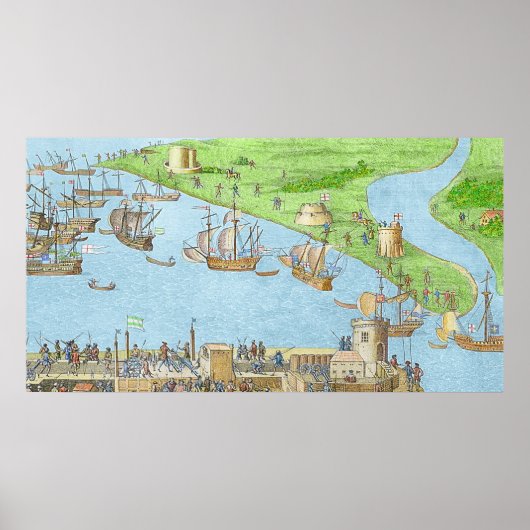 英国軍の陣地 ポスター (正面)