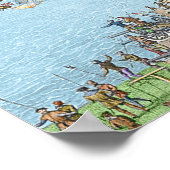 英国軍の陣地 ポスター (角)