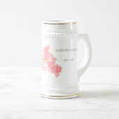 英国軍ベルリンホワイトスタイン ビールジョッキ (正面右)