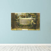 英国軍人の墓の眺め キャンバスプリント (インサイチュ (ウッドフロア))