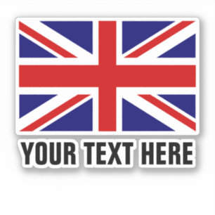 英国連合ジャック国旗のカスタムビニールのシール シール