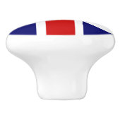 英国連合ジャック国旗のドアと引き出しプルノブ セラミックノブ (側面)