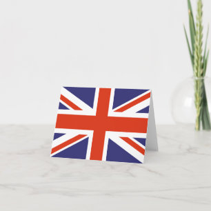 英国連合ジャック国旗のノートカード カード
