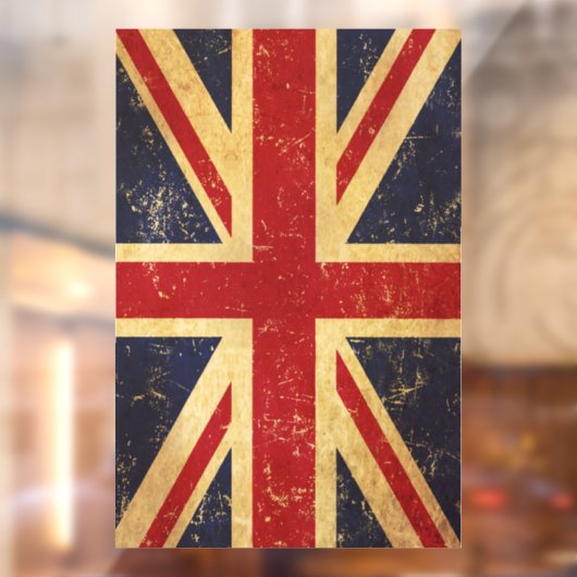 英国連合ジャック国旗のヴィンテージ ウィンドウサイン (シート2)