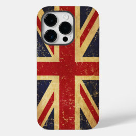 英国連合ジャック国旗のヴィンテージ Case-Mate iPhone 14 PROケース
