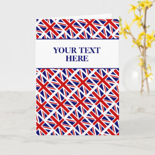 英国連合ジャック国旗の英語プライドの挨拶 カード