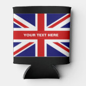 英国連合ジャック国旗はクーラー可能 |カスタマイズ 缶クーラー (正面)
