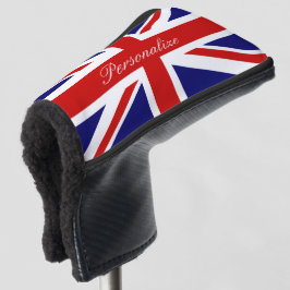 英国連合ジャック旗ゴルフヘッドのパターカバー ゴルフヘッドカバー