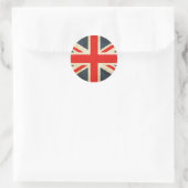 英国連合国旗 ラウンドシール (バッグ)