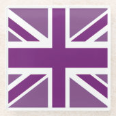 英国連邦ジャック国旗 ガラスコースター (正面)