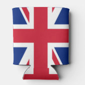英国連邦ジャック英国パーソナライズされた国旗 缶クーラー (裏面)