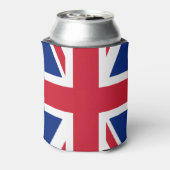 英国連邦ジャック英国パーソナライズされた国旗 缶クーラー (缶裏面)
