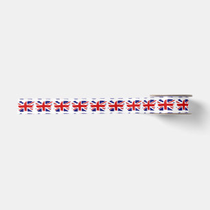 英国連邦国旗とグランジ～ サテンリボン