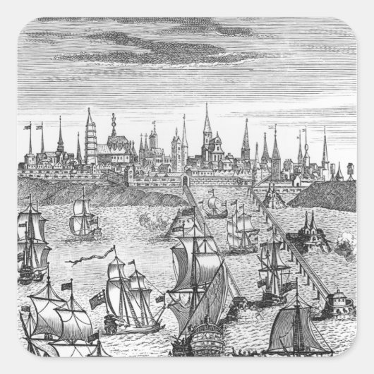 英国運艦隊 スクエアシール (正面)