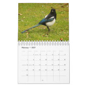 英国野生動物暦 カレンダー (2月 2027)