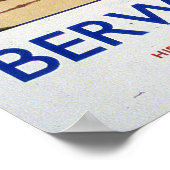 英国鉄道バーウィック・オン・ツイード ポスター (角)