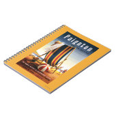 英国鉄道ビーチ椅子とボールポスター ノートブック (左側)