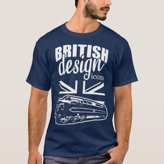 英国鉄道機関ディーゼル英国鉄道階級 Tシャツ (正面)