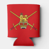 英国陸軍国旗(非cerimonial) 缶クーラー (裏面)