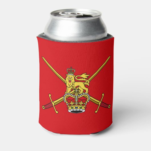 英国陸軍国旗(非cerimonial) 缶クーラー (缶裏面)