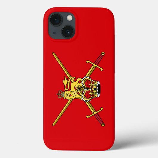 英国陸軍国旗（非cerimonial） Case-Mate iPhoneケース (裏面)