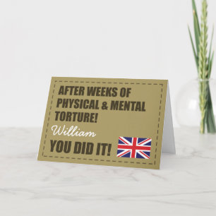 英国陸軍祝賀パレード カード