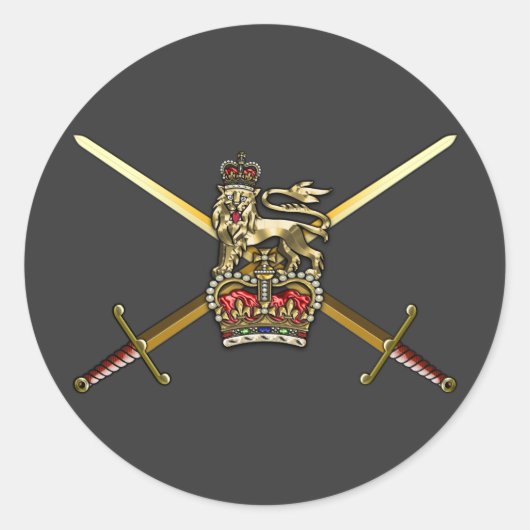 英国陸軍 ラウンドシール (正面)