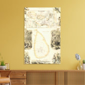 英国領有インディアン海 キャンバスプリント (インサイチュ (リビング))