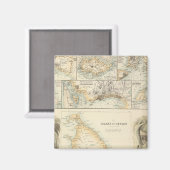 英国領有インディアン海 マグネット (正面/裏面)