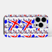 英国風プードル柄 iPhoneケース (裏面横)