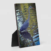 英国食べ物を与えのRHS WisleyにあるHeron's in the Pond フォトプラーク (側面)