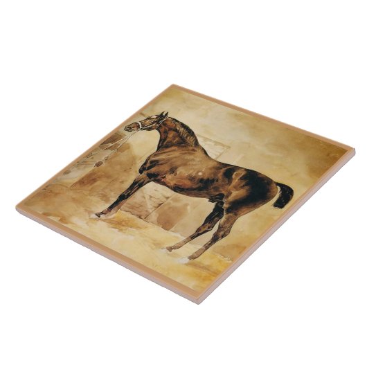 英国馬の馬小屋 タイル (側面)