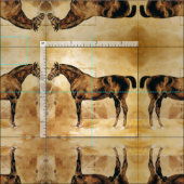 英国馬の馬小屋 ファブリック (タイル)