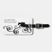 英国馬術大振 ラゲッジタグ (正面横)