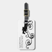 英国馬術大振 ラゲッジタグ (正面縦)