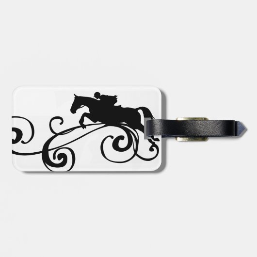 英国馬術大振 ラゲッジタグ (裏面横)