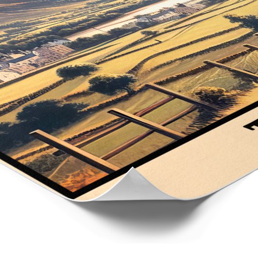 英国黄金時代の蒸気旅行 ポスター (角)