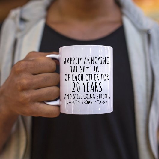 英国20周年記念結婚20周年 マグカップ