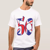 英国50歳 Tシャツ (正面)