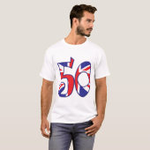 英国50歳 Tシャツ (正面フル)