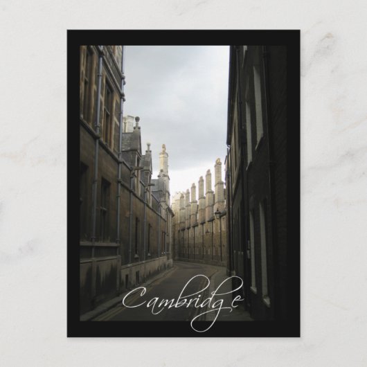 英国、ケンブリッジ ポストカード (正面)