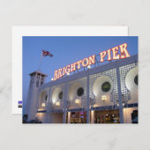 英国，サセックス，ブライトン・ピア ポストカード (正面/裏面)
