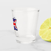 英国 ショットグラス (右)